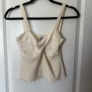 Princess Polly Ivory Knit Top